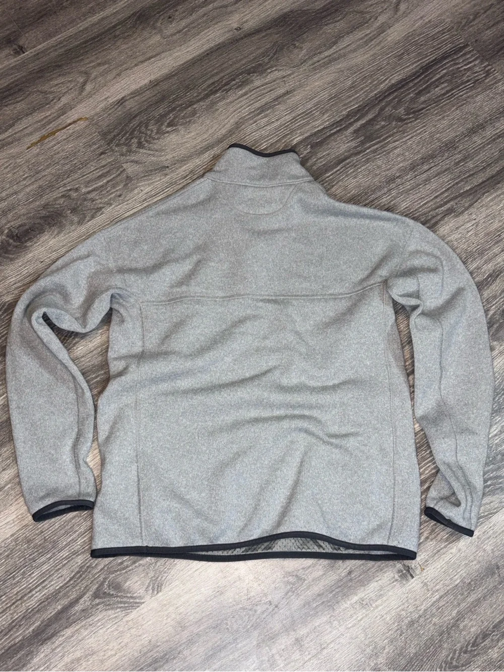 Patagonia Heather Gray Snap-Placket Fleece Pullover - Picture 5 of 5